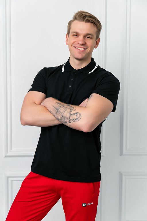 спортивная футболка-поло - Relay фото 2