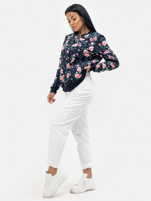 Бомбер женский на молнии - Милана фото 108