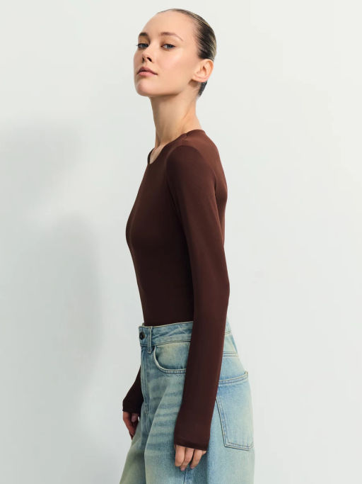 Базовое боди с длинным рукавом / Zarina