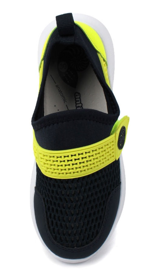 AL 6118 Полуботинки типа кроссовые детские, синий/желтый - Antilopa фото 5