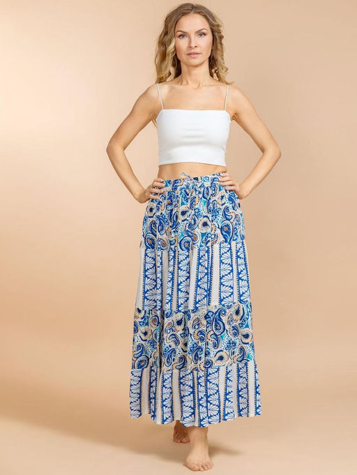 Юбка (вискоза-креп) №25-300-1 (Лето-2025) - Ганг фото 4