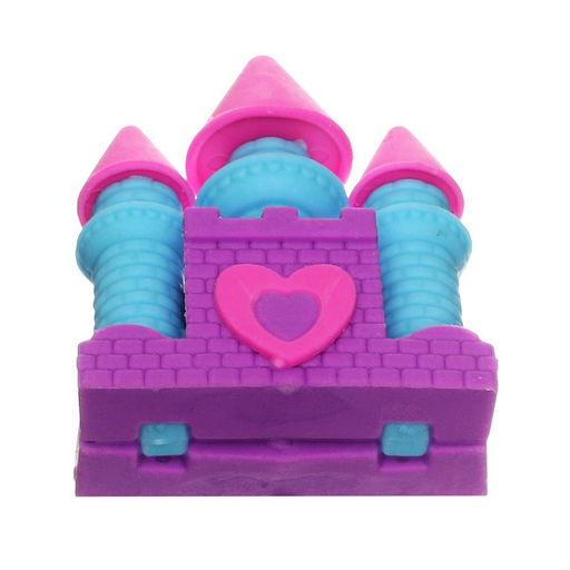 Цена за 36 шт. Ластик фигурный "Замок принцессы", МИКС