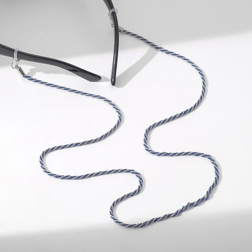 Цепочка для очков Эстетика №32, цвет сине-серебристый, 70 см - Simaland фото 2