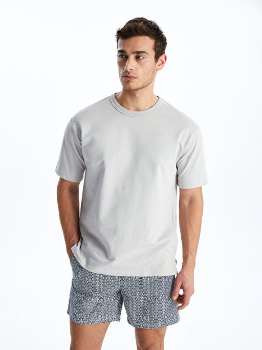 K?sa Boy Desenli Erkek Deniz ?ortu