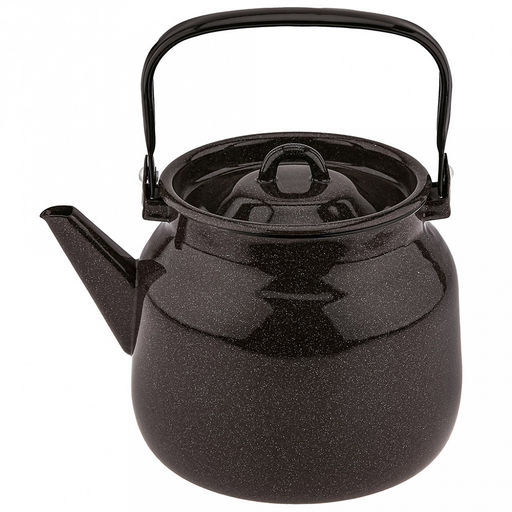 "Коричневый рябчик" Чайник эмалированный 3,5л, металлическая крышка (Россия)