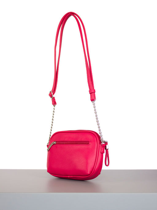 LACCOMA сумка Джулия-24-L815-маджента эко кожа хлопок  фото 2