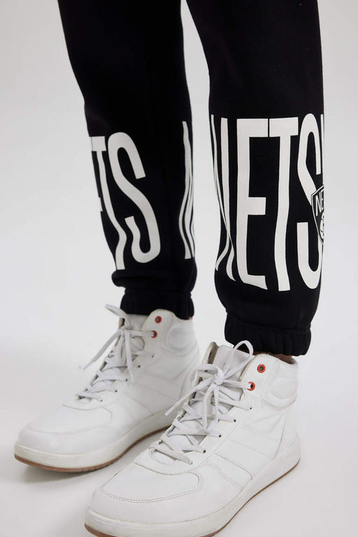 DeFactoFit Спортивные штаны для джоггеров стандартного кроя NBA Brooklyn Nets  фото 7