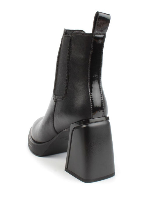 04-M3-836 BLACK Ботильоны зимние женские (натуральная кожа, натуральный мех) - Фабричный китай фото 4