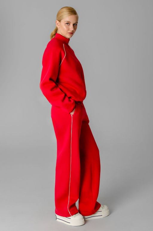 Арт. 2916 Костюм с начесом женский 44-52 (5 шт) Цвет:красный