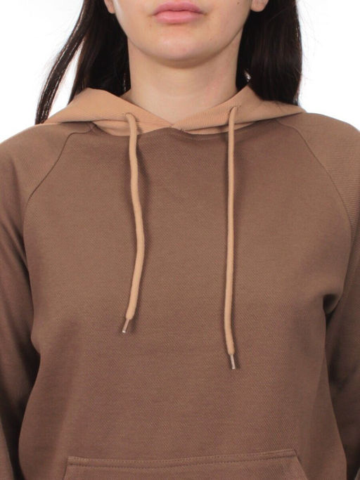 NO01 BEIGE/BROWN Костюм спортивный женский (хлопок 90%, полиэстер 10%) - Fashion фото 4