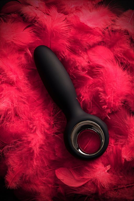Анальный стимулятор POPO Pleasure by TOYFA Sagitta, силикон, черный, 9 см