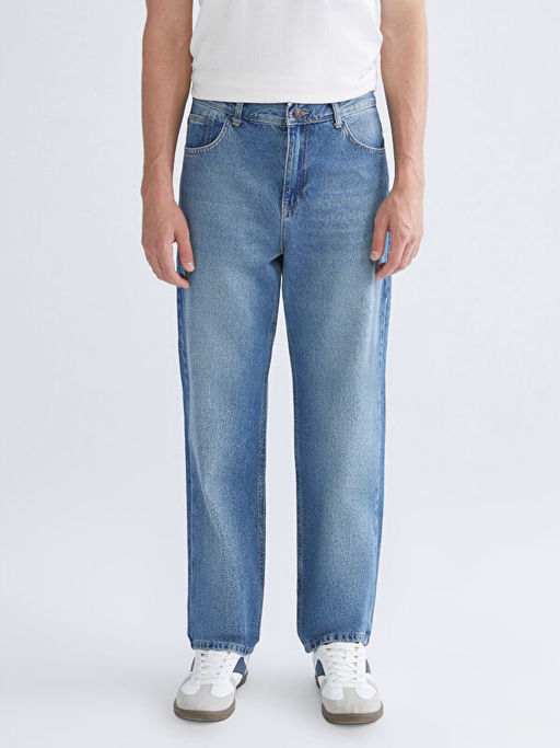 Baggy Fit Erkek Jean Pantolon