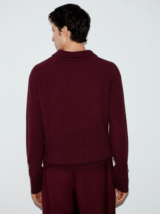 Джемпер из хлопка с отложным воротником / Zarina фото 6