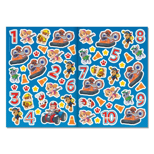 Многоразовые наклейки Изучаем цифры, А4, Щенячий патруль, МИКС - Paw Patrol фото 3