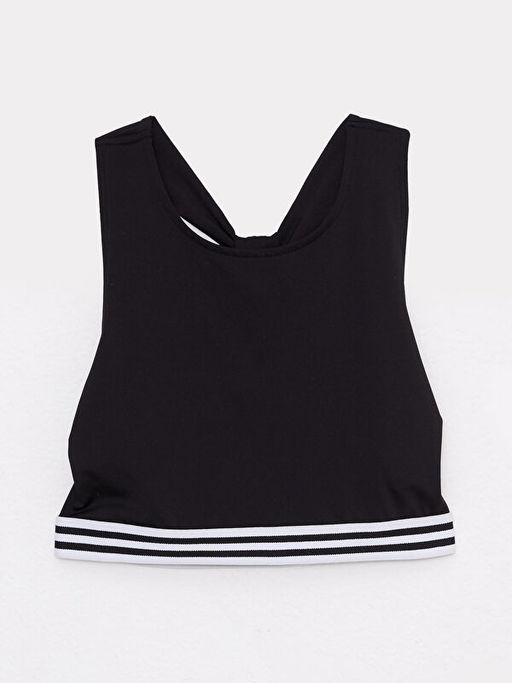 U Yaka Basic K?z ?ocuk B?stiyer ve Tayt - Waikiki фото 2