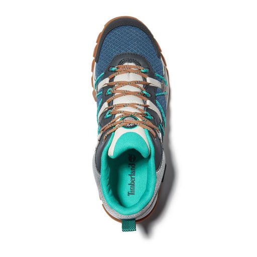 Ботинки Timberland Garrison Trail Hiker Mid WP синие  фото 3