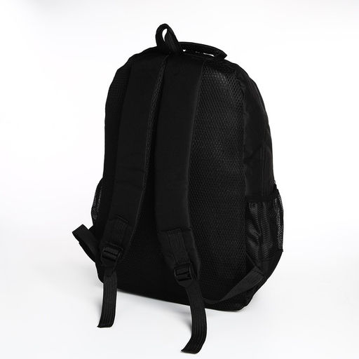 Рюкзак молодёжный на молнии, 4 кармана, цвет чёрный - Simaland фото 2