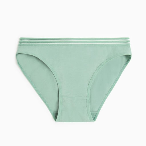 Трусы женские слипы, цвет зеленый, р-р 44-46