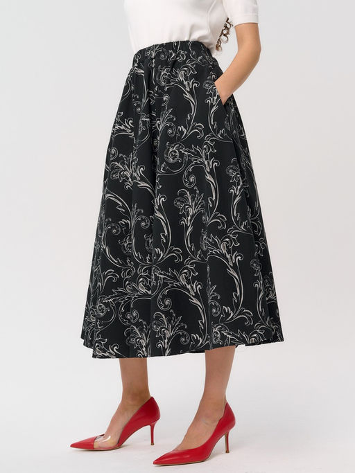 Юбка женская 12421-38003 black - Maxroses фото 7