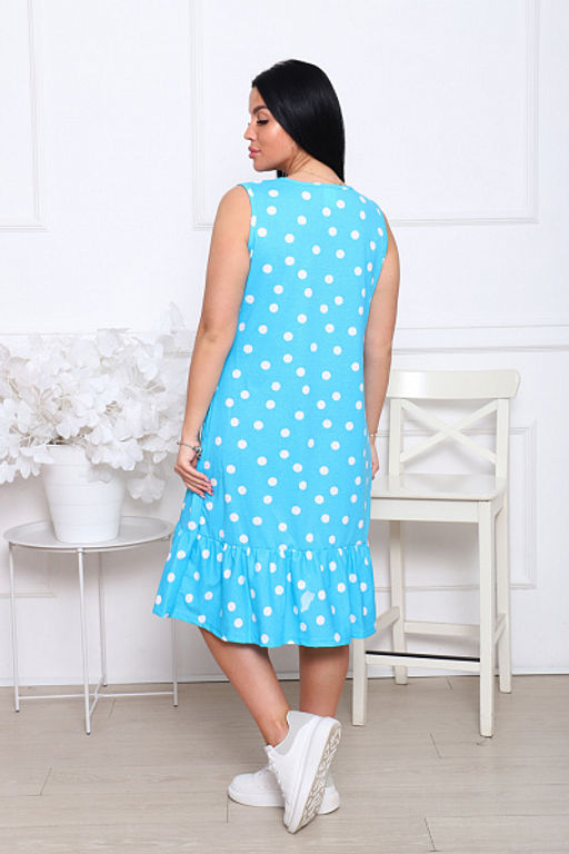 Сарафан с карманами, бирюза (905-2) - Плиона фото 9