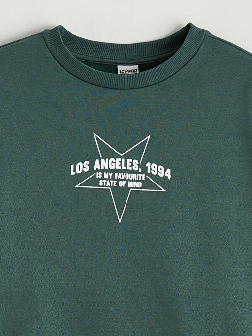 Los Angeles Bask?l? K?z ?ocuk Kal?n Sweatshirt