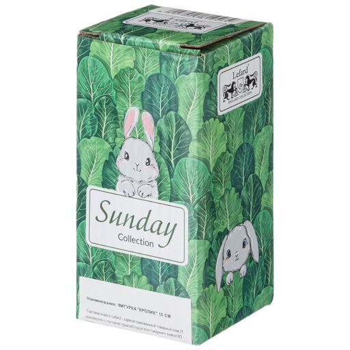 ФИГУРКА КРОЛИК 10 СМ (КОР=96ШТ.) - Lefard фото 2