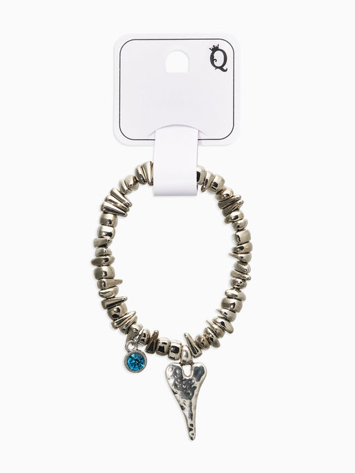 Браслет "Стиляшка" крошка, цвет голубой в серебре