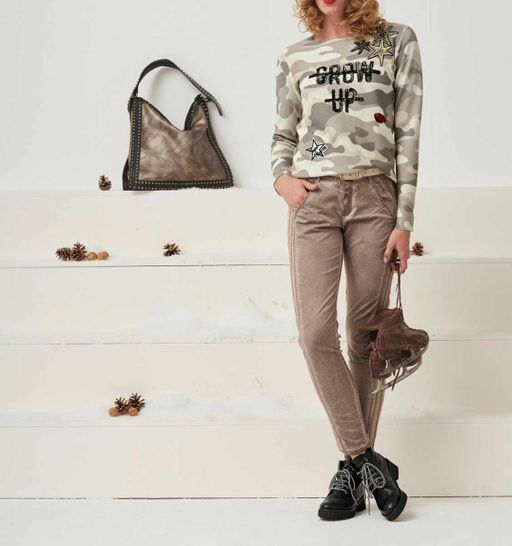 Пуловер, песочный - Heine фото 5