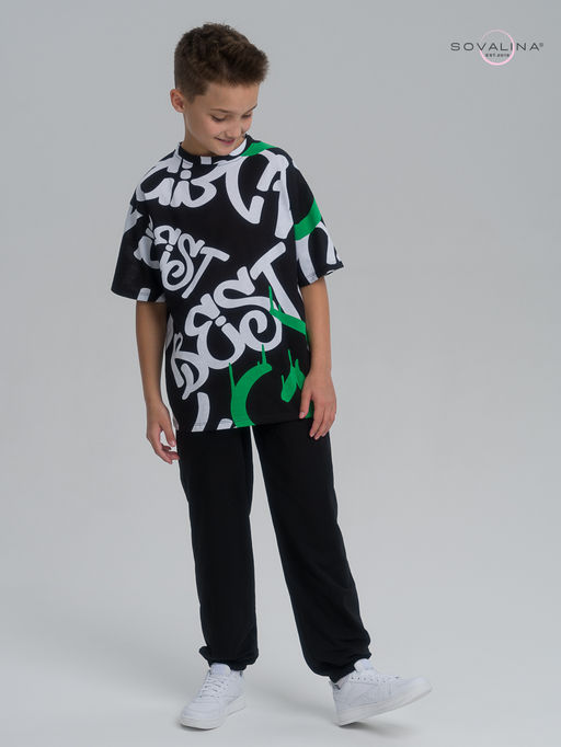 Костюм Daily men граффити бенеттон-черный - Sovalina фото 19