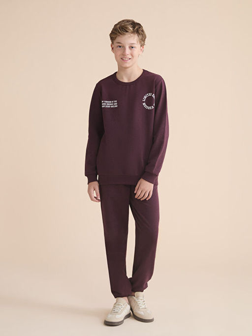 Bisiklet Yaka Erkek ?ocuk Sweatshirt