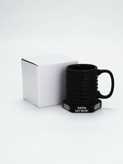 УЦЕНКА Кружка керамическая «100% мужик», 400 мл