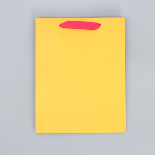 Пакет подарочный трёхцветный Жёлтый-розовый-голубой, MS 18 х 23 х 10 см - Дарите счастье фото 5