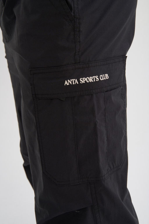 Брюки карго текстильные Черный ANTA SPORTS CLUB Woven Casual Pants фото 9