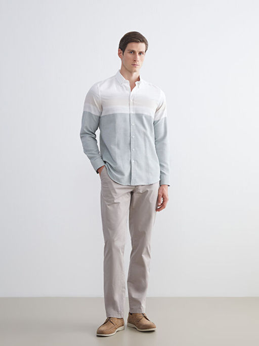 Regular Fit Uzun Kollu Arm?rl? Erkek G?mlek