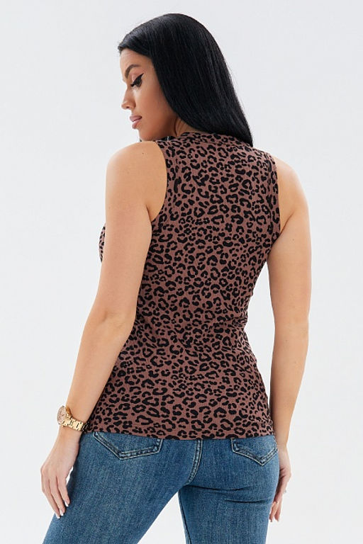 Майка топ в рубчик кашкорсе 95% хлопок, 5% лайкра - Шаrliзе фото 12