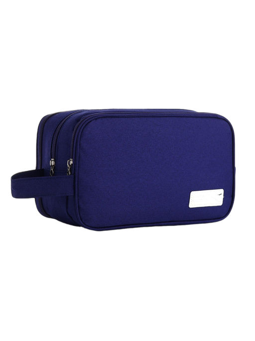 Kristaller Косметичка дорожная мужская Travel Have a good trip, синий