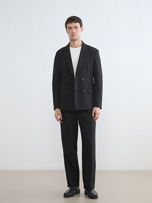 Standart Kal?p Erkek Blazer Ceket
