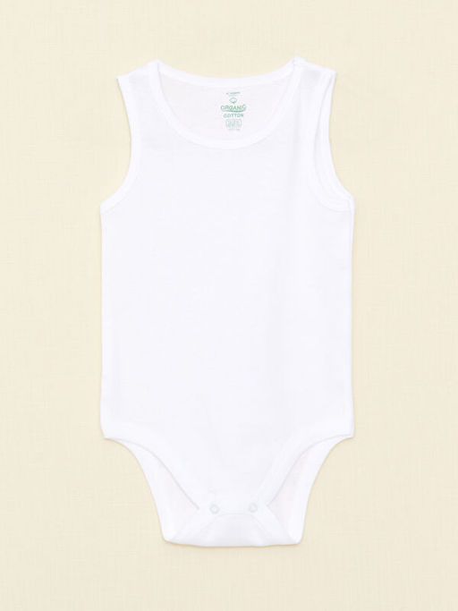 Bisiklet Yaka Basic Organik Pamuklu Erkek Bebek ??t??tl? Body 2li - Waikiki фото 3