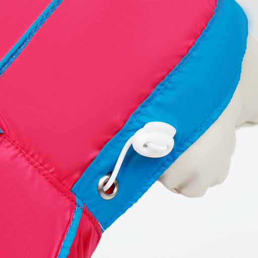 Комбинезон для собак, демисезонный с сумкой, размер L (ДС 33, Ог 45, ОШ 30 см), розовый - Simaland фото 9