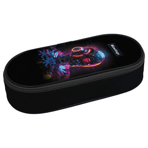 Пенал корпусный 1 отд. Berlingo "Cyberpunk", 220*90*45 (PF-EXM-1107) полиэстер