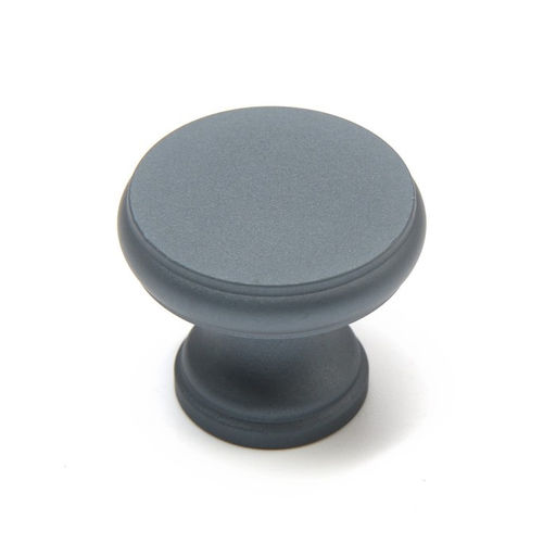 Ручка-кнопка мебельная CAPPIO PK321, d=24 мм, графит, 8 шт. TMP .