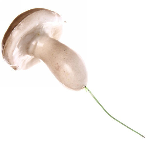 Цена за 6 шт. Фигура на спице "Гриб Маслёнок" 7*5см (общ.высота 12 см)