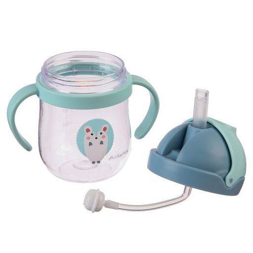 Поильник с силиконовой трубочкой, 250 мл., цвет МИКС - Крошка я фото 5