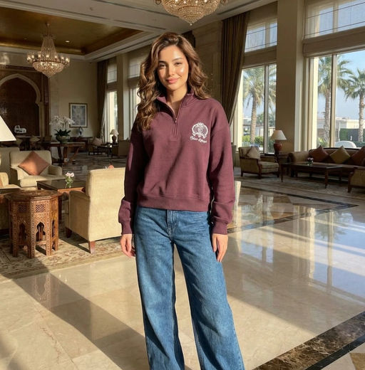 K13392 Толстовка с вышивкой ТМ_БОРДОВЫЙ