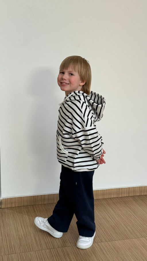 Худи в полоску 22-7701 полоска