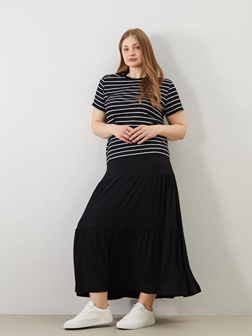 Beli Lastikli A Kesim Kad?n Etek