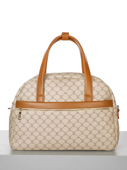 LACCOMA сумка AC89003-мишки бежевый эко кожа  фото 4