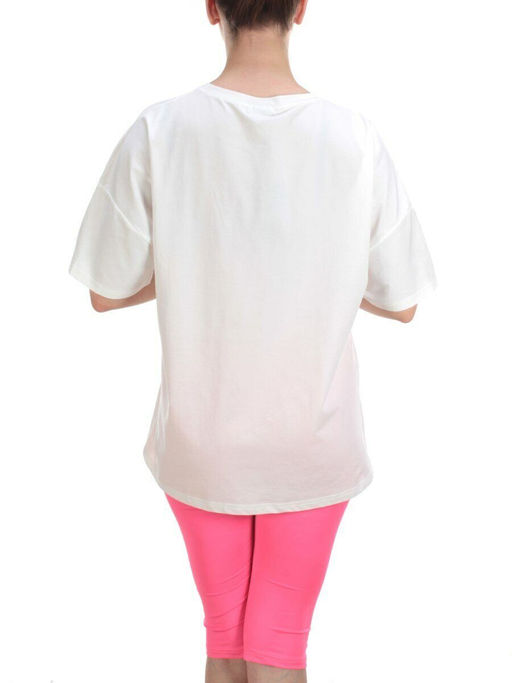 KD-862 WHITE/CRIMSON Костюм-двойка женский 7986 TREND