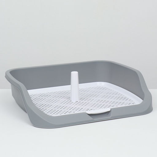 Туалет открытый 53×45×13 см, серый