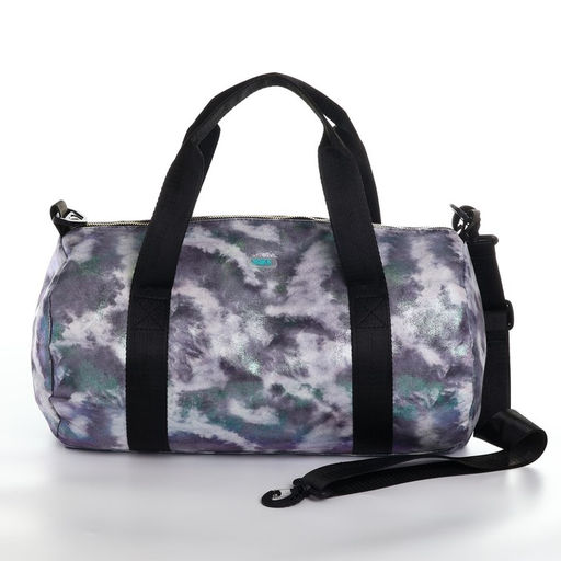 Сумка детская спортивная для девочки с блёстками, серая